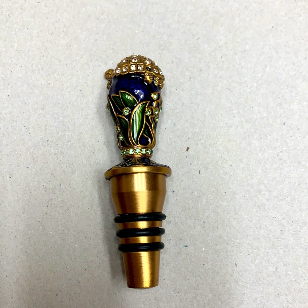 Swarovski Crystal Turtle Wine Stopper